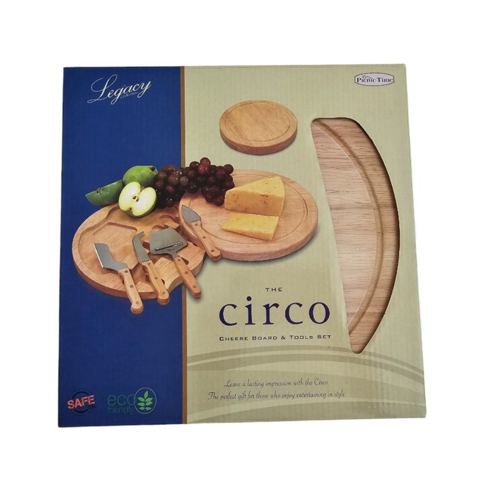 NEW PICNIC TIME- CIRCO Cheese Board and knife set